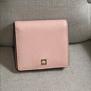 Kate Spade small wallet in blush color